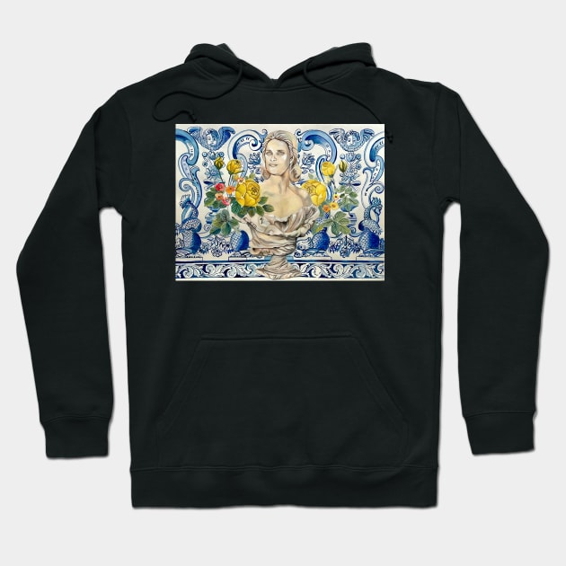 Charlotte Bust collage Hoodie by KirstenAngelArt